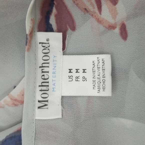 🎉2x Host Pick 🎉Motherhood Maternity Sheer Floral Top - Picture 5 of 7